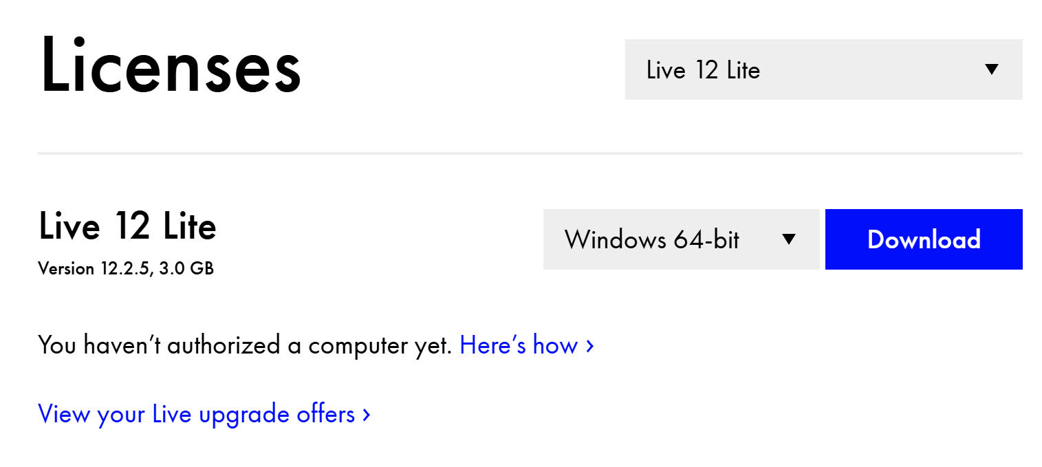 Ableton Live 12 Lite